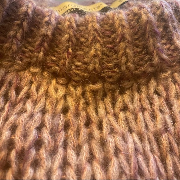 Women’s Italian Chiaramente Size S Mohair Blend Mauve Women's Sweater - Picture 11 of 11